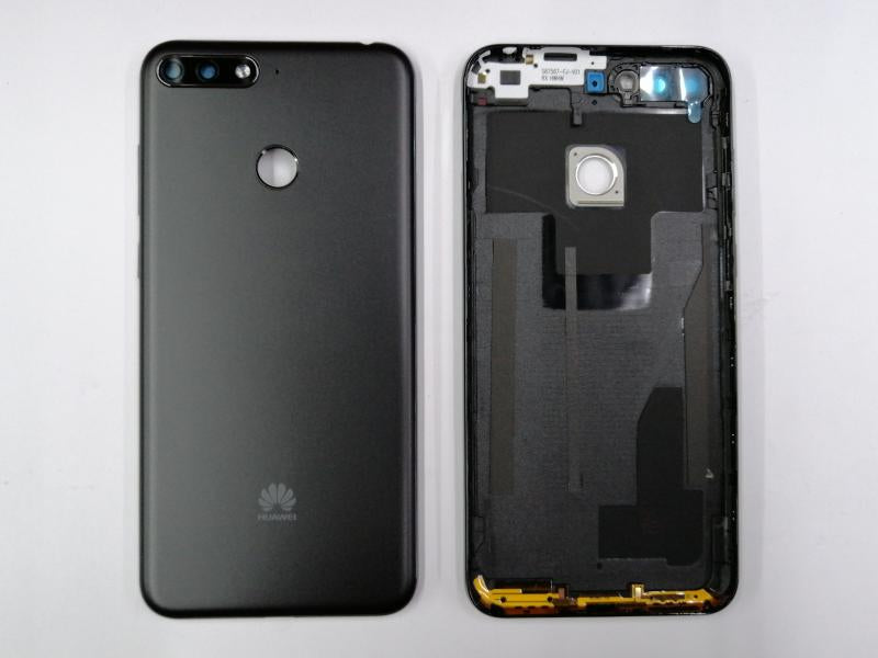 Tapa Huawei Y6 Prime 2018 - Negra con Marco