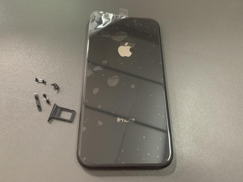 Caratula Iphone Xr - Negra con Marco