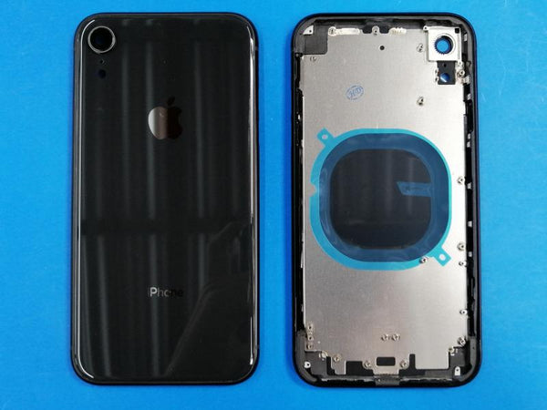 Caratula Iphone Xr - Negra con Marco