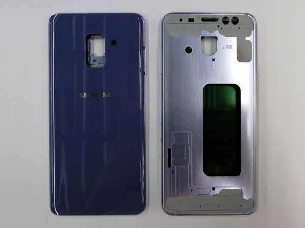 Tapa Samsung Galaxy A8 2018 A530 - Azul con Marco
