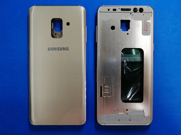 Tapa Samsung Galaxy A8 2018 A530 - Dorada con Marco