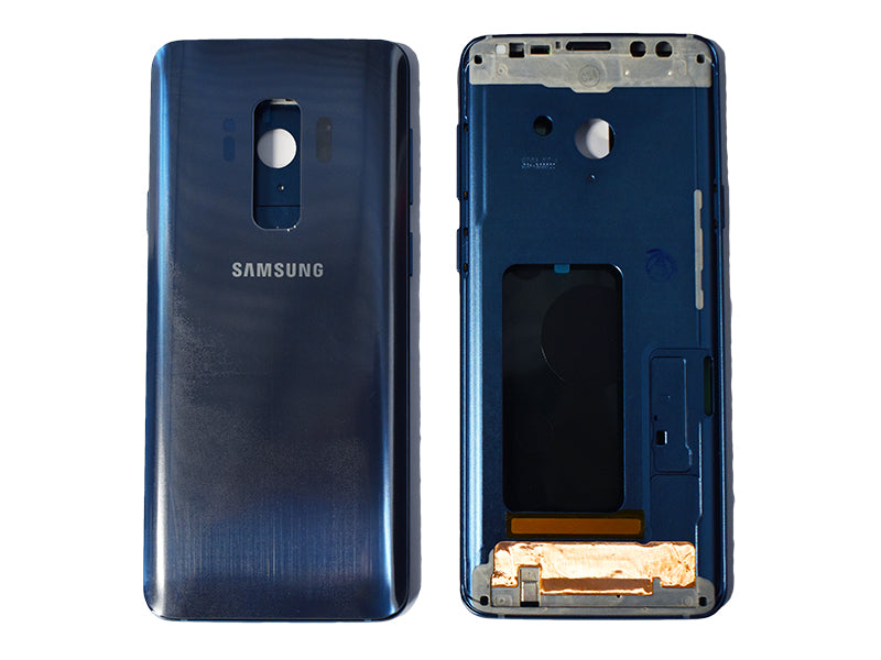 Tapa Samsung Galaxy S9 + Plus G965 Original - Azul con Marco