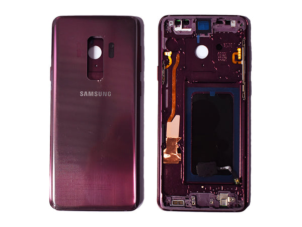 Tapa Samsung Galaxy S9 + Plus G965 Original - Morada con Marco