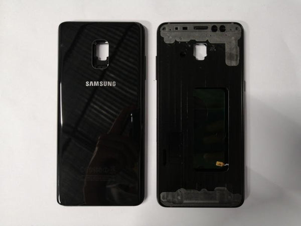 Tapa Samsung Galaxy A8 + Plus 2018 A730 - Negra con Marco
