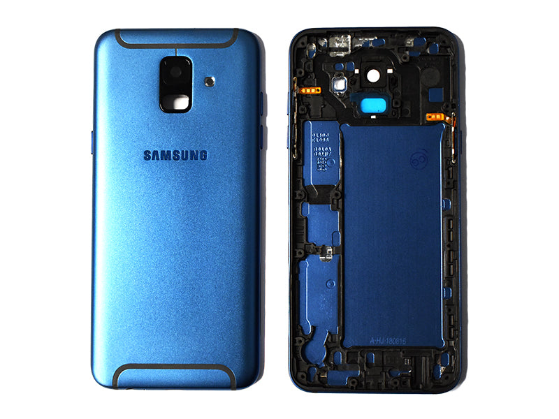 Tapa Samsung Galaxy A6 2018 A600 - Azul con Marco