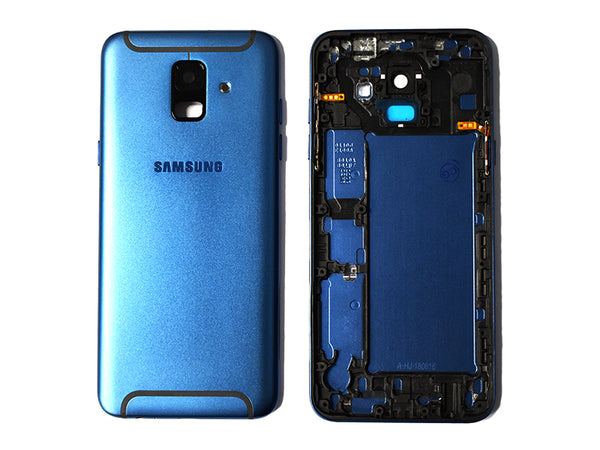 Tapa Samsung Galaxy A6 2018 A600 - Azul con Marco