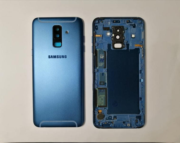Tapa Samsung Galaxy A6 + Plus 2018 A605 - Azul con Marco