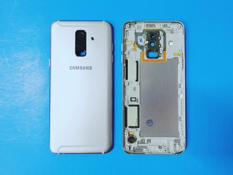 Tapa Samsung Galaxy A6 + Plus 2018 A605 - Celeste con Marco