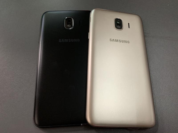 Tapa Samsung Galaxy J4 2018 J400 Original - Dorada con Marco