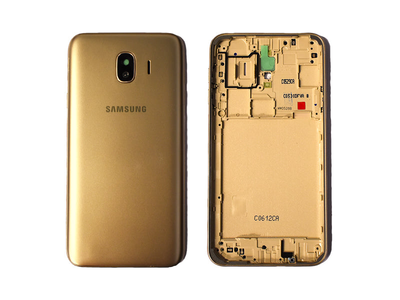 Tapa Samsung Galaxy J4 2018 J400 Original - Dorada con Marco
