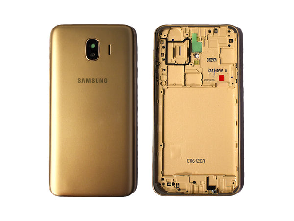 Tapa Samsung Galaxy J4 2018 J400 Original - Dorada con Marco