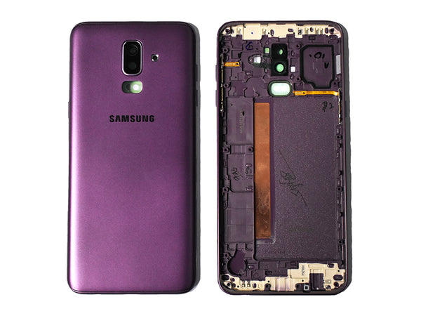 Tapa Samsung Galaxy J8 2018 J810 - Morada con Marco