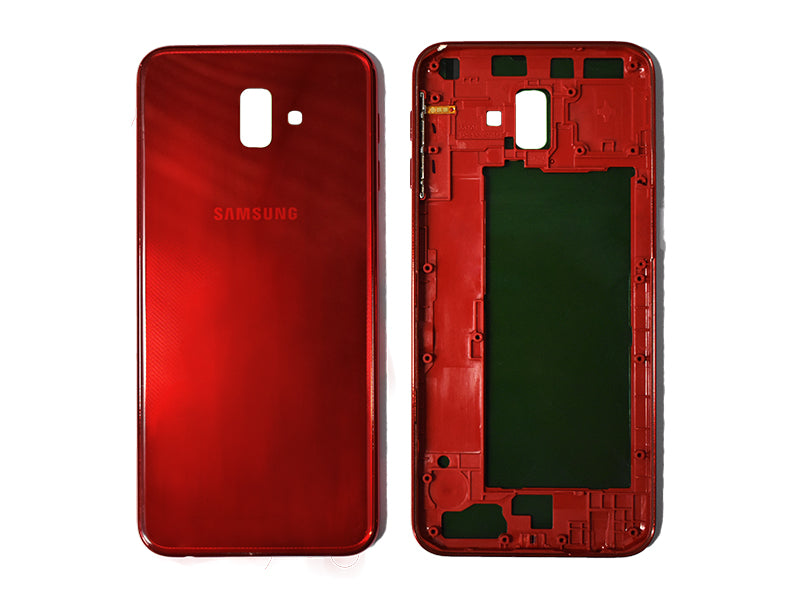 Tapa Samsung Galaxy J6 + Plus J610 - Roja con Marco