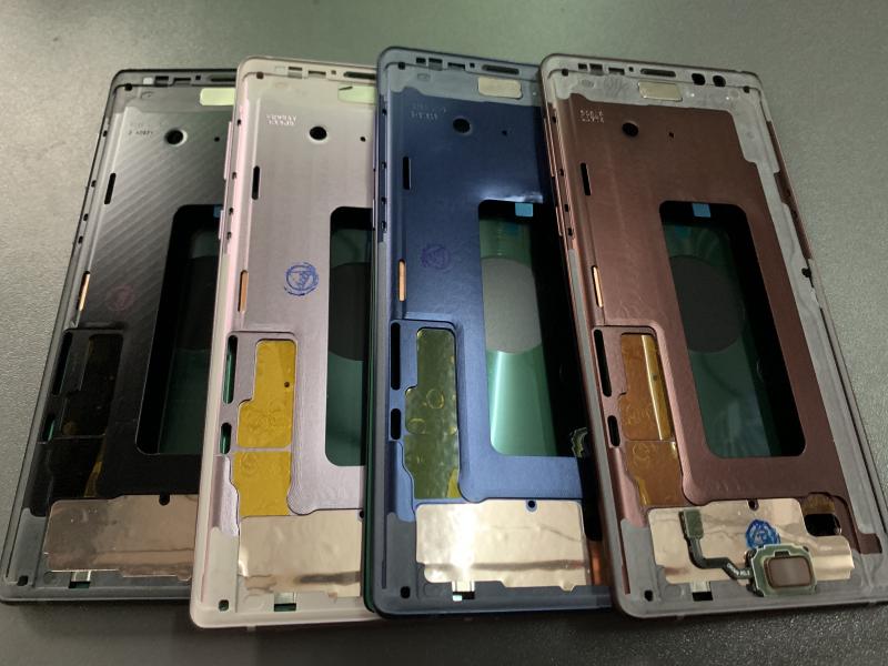 Tapa Samsung Galaxy Note 9 N960 - Morada con Marco