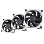 Abanico Hyte thicc FP12 3x12 cm FAN-HYTE-FP12-BW-3 negro blanco