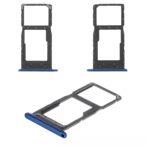 Bandeja Dual Sim Huawei Honor 10 Lite P Smart 2019 Y5P - Azul