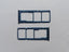 Bandeja Dual Sim Micro Sd Samsung Galaxy A20 A205 M10S A70 A705 A50 A505 - Azul Claro