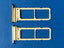 Bandeja Dual Sim Samsung Galaxy Note 10 N970 - Plateada