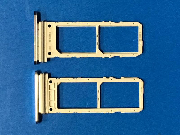 Bandeja Dual Sim Samsung Galaxy Note 10 N970 - Plateada