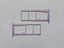 Bandeja Sim Samsung Galaxy A01 A015 - Morado