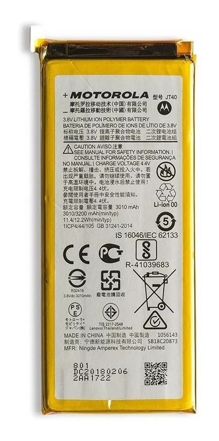 Bateria Motorola JT40 Moto G6 Plus