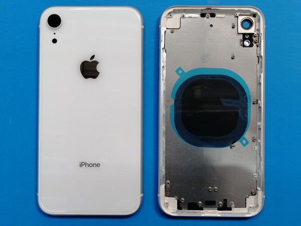 Caratula Iphone Xr - Blanco con Marco
