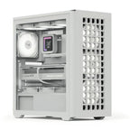 Case Gaming RGB Aerocool D502A Mini Tower Ventiladores 4 de 120MM con Vidrio Lateral y Frontal D502A-G-WT-V1 - Blanco