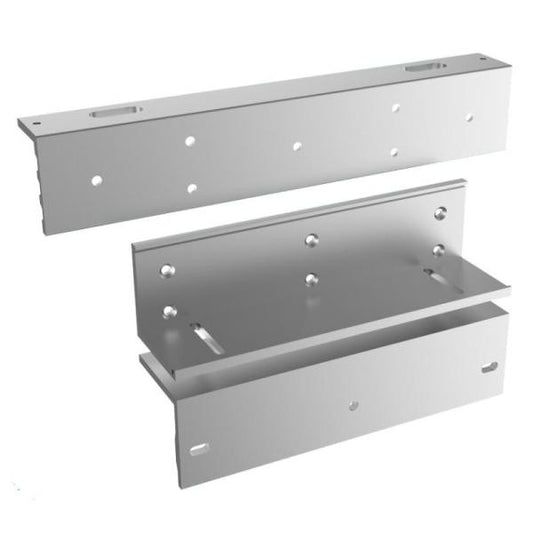 BRACKET PARA CERRADURA MAGNETICA HIKVISION DS-K4H255-LZ COMPATIBLE CON PUERTAS DE VIDRIO MADERA Y METAL 305701053