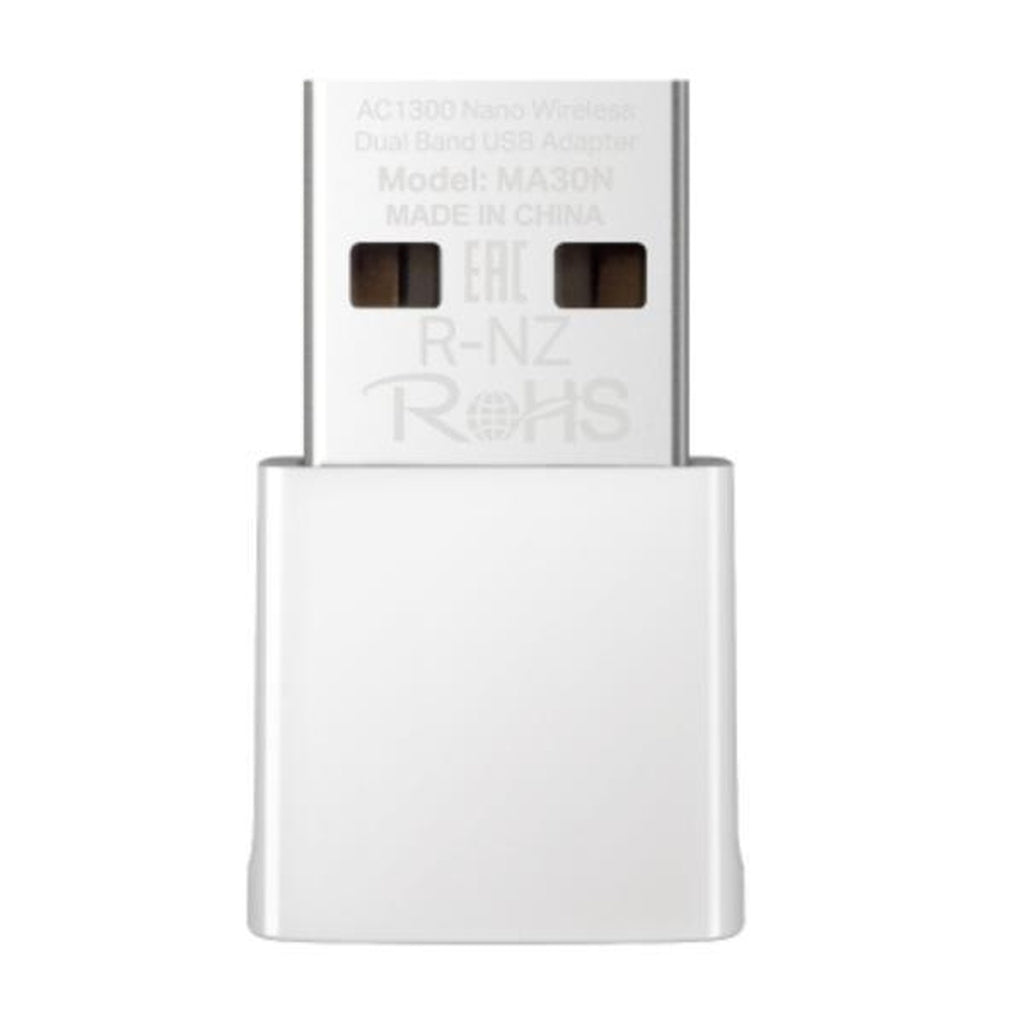 Adaptador de red Mercusys MA30N us dual band USB 2.0 867 MBPS 5 GHz + 400 MBPS 2 4 GHz