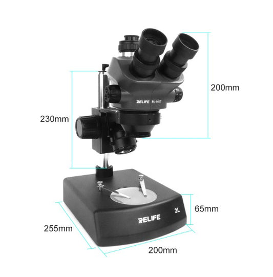 MICROSCOPIO CON LAMPARA LED RL-M5T-2l RELIFE
