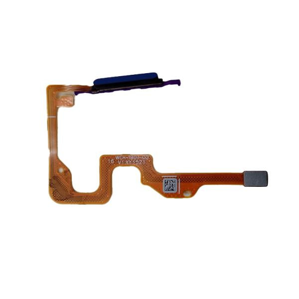 Flex Sensor Huella Digital Boton Encendido Honor X7A - Plateado