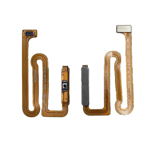 Flex Sensor Huella Digital Boton Encendido Samsung Galaxy A12 A12S A127 A13 4G - Plateado