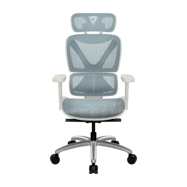 Silla de Oficina Ergonómica THUNDERX3 Xtc Chroma Malla de Cuero Sintético Transpirable Tegc-3073102.b1 - Azul/blanco