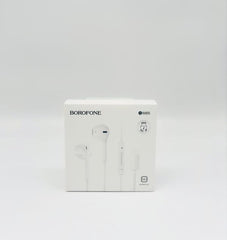 AUDIFONOS BOROFONE BM85 CONEXION LIGTHING BLANCO