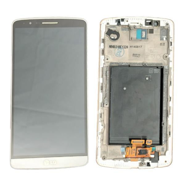 LCD Pantalla LG G3 D855 Completa - Blanca con Marco