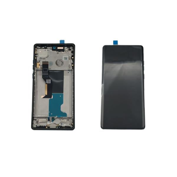 LCD Pantalla Motorola Edge 50 Fusion - Azul con Marco