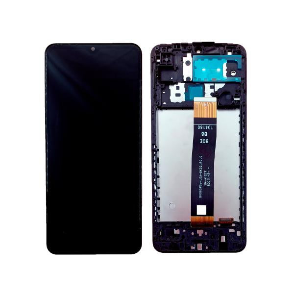 LCD Pantalla Samsung Galaxy A12S A12 Nacho A127 Completa - Negra con Marco