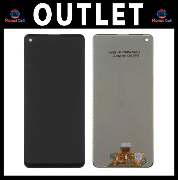 LCD Pantalla Samsung Galaxy A21S Completa Outlet - Negra Sin Marco