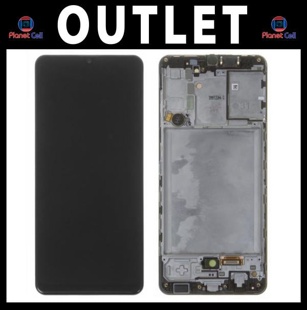 LCD Pantalla Samsung Galaxy A31 Completa Outlet - Negra con Marco