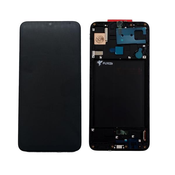 LCD Pantalla Samsung Galaxy A70 A705 Completa Flycdi - Negra con Marco