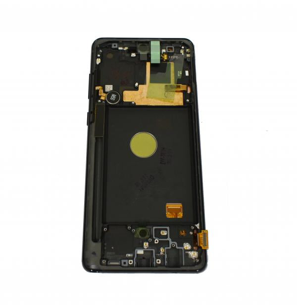 LCD Pantalla Samsung Galaxy Note 10 Lite Completa - Negra Com Marco