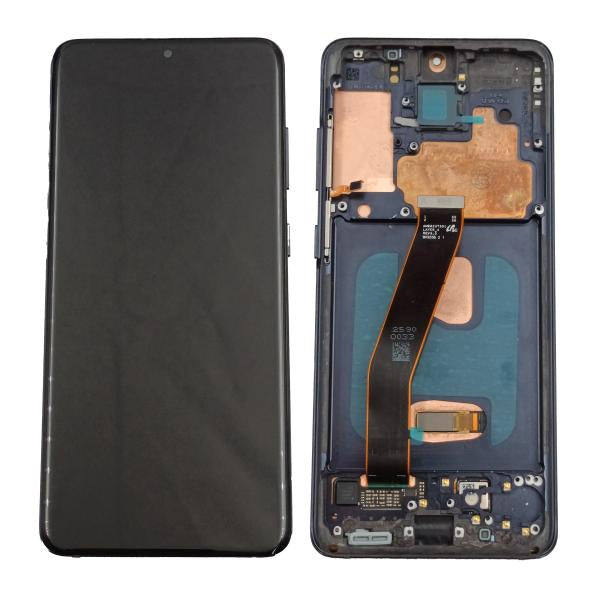 LCD Pantalla Samsung Galaxy S20 Completa - Negra con Marco