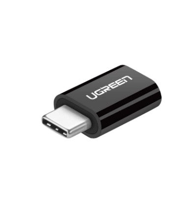 ADAPTADOR OTG USB TIPO C MACHO A USB MICRO B HEMBRA US157 30391 UGREEN NEGRO
