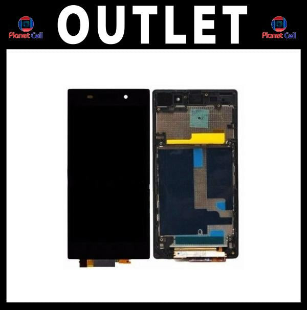 LCD Pantalla Sony Xperia Z1 C6903 C6902 C6906 C6943 Completa Outlet - Negra con Marco