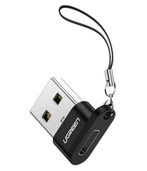 ADAPTADOR OTG USB TIPO A MACHO A TIPO C HEMBRA US280 50568 UGREEN NEGRO