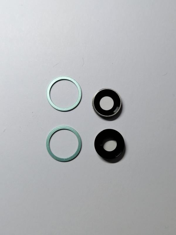 Lente Camara Iphone 11 - Verde con Marco
