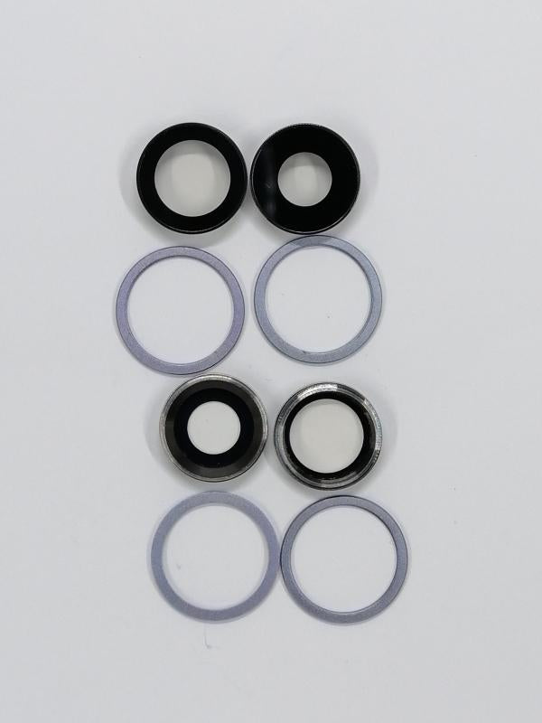 Lente Camara Iphone 11 - Morado con Marco