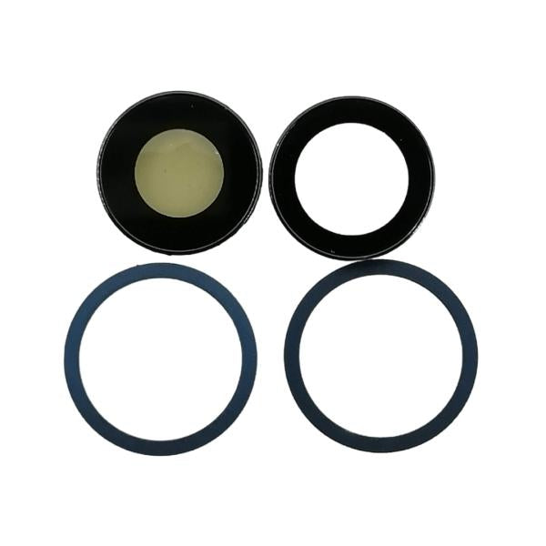 Lente Camara Iphone 12 Mini - Azul con Marco