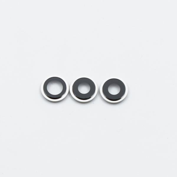 Lente Camara Iphone 12 PRO - Plateada con Marco