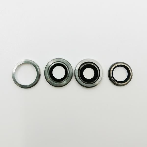 Lente Camara Iphone 12 PRO MAX - Negro con Marco